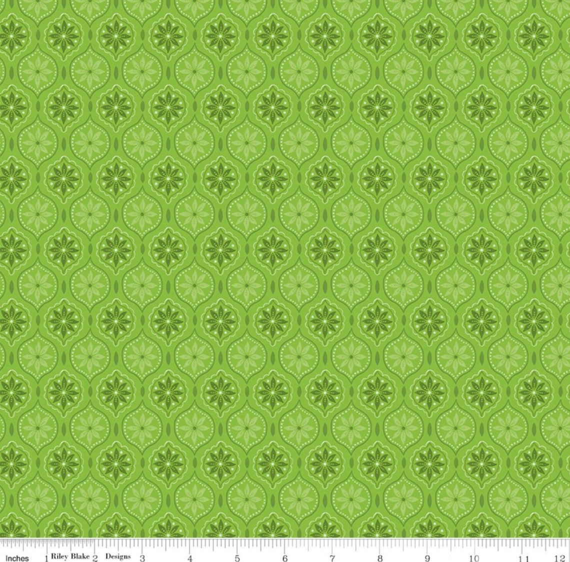 Riley Blake Snowed In, Green, C10813, by Heather Peterson - Etsy