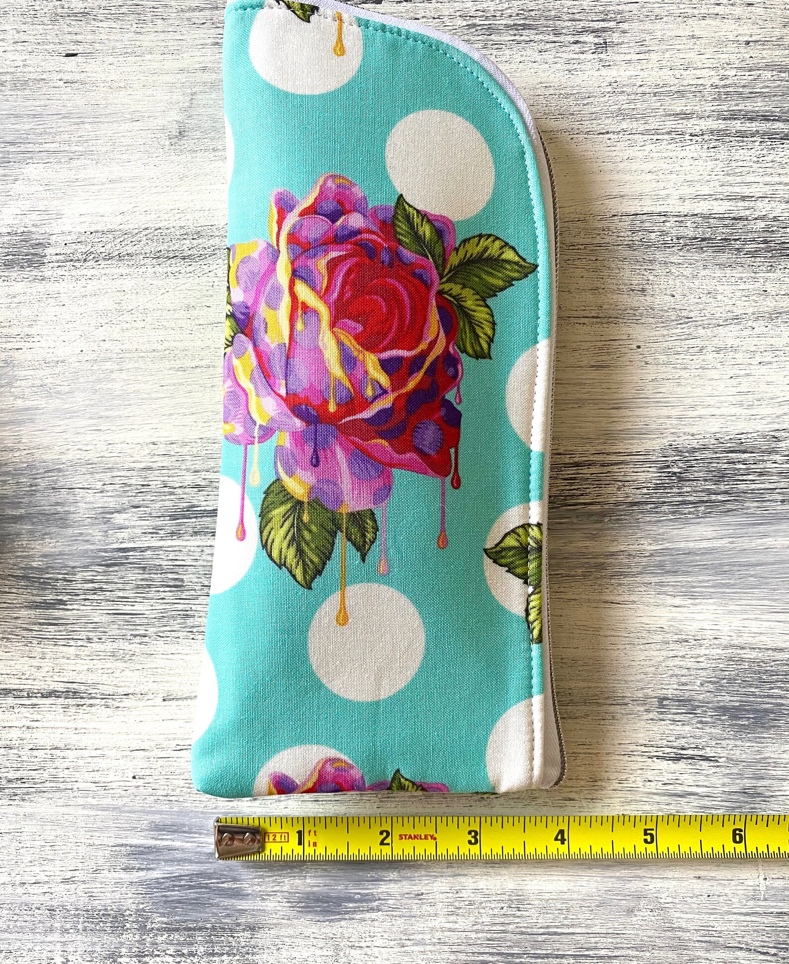 Zippered Sunglasses Case Dripping Roses Tula Pink Choose Etsy