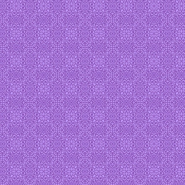 Miss Marguerite, Pearl geo medium purple , Benartex fabric