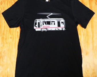 Meowni Bus & Kitties Unisex t-shirt