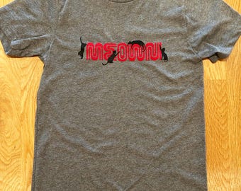 Meowni Text & Cats Unisex t-shirt