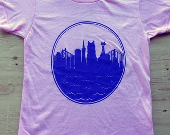 Kitty Skyline Toddler Tee