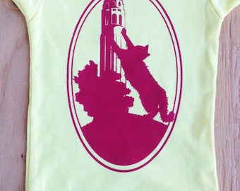 Coit Tower Kitty Onesie