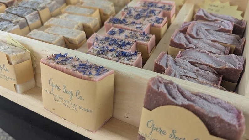 Pine Wood Soap Display Tray: 5-column Retail Stand - Etsy