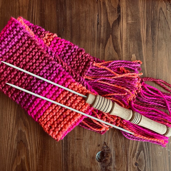 Knitting Sheath or Stick. - Hand Turned and Crafted from Beautiful Eastern Red Cedar, Cherry, Walnut or Hard Maple.