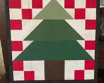 Holiday Tree  Barn Quilt