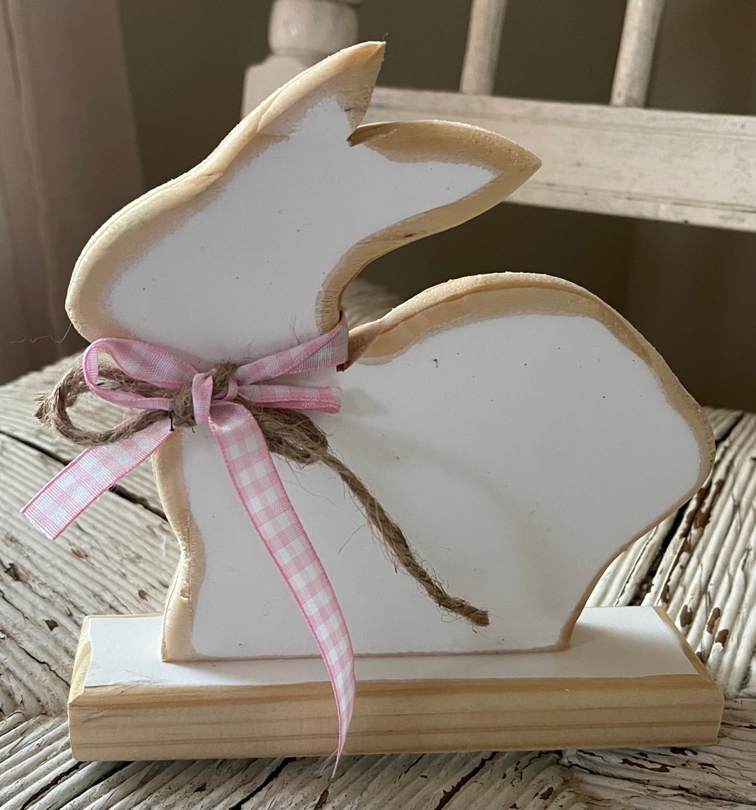 Country Rabbit Craft Cottage Farmhouse Country Bunny - Etsy