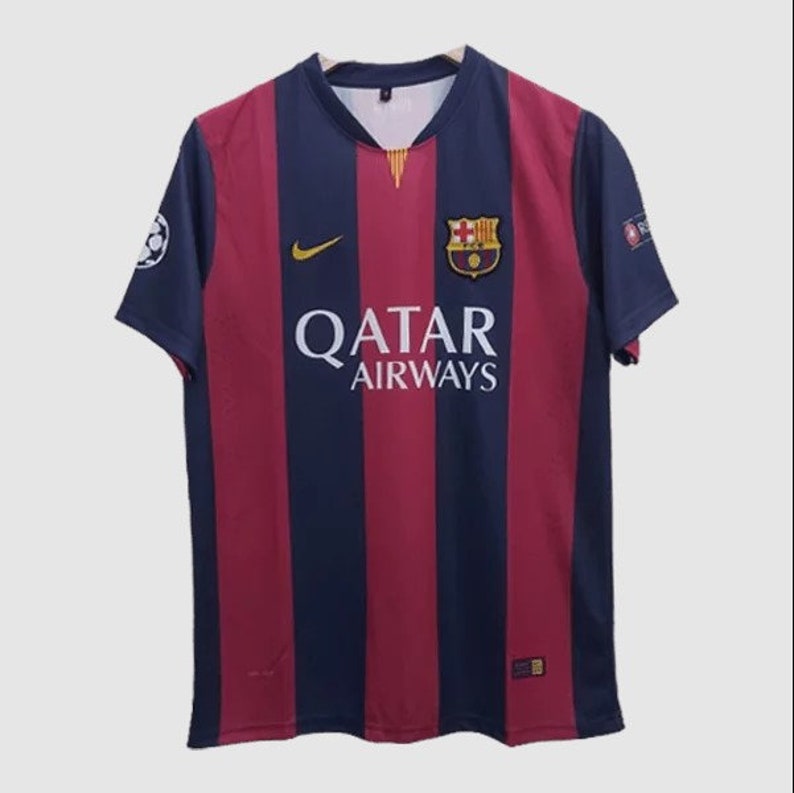 Retro Messi Barcelona 2014-15 Home Jersey, Retro Collection, Vintage