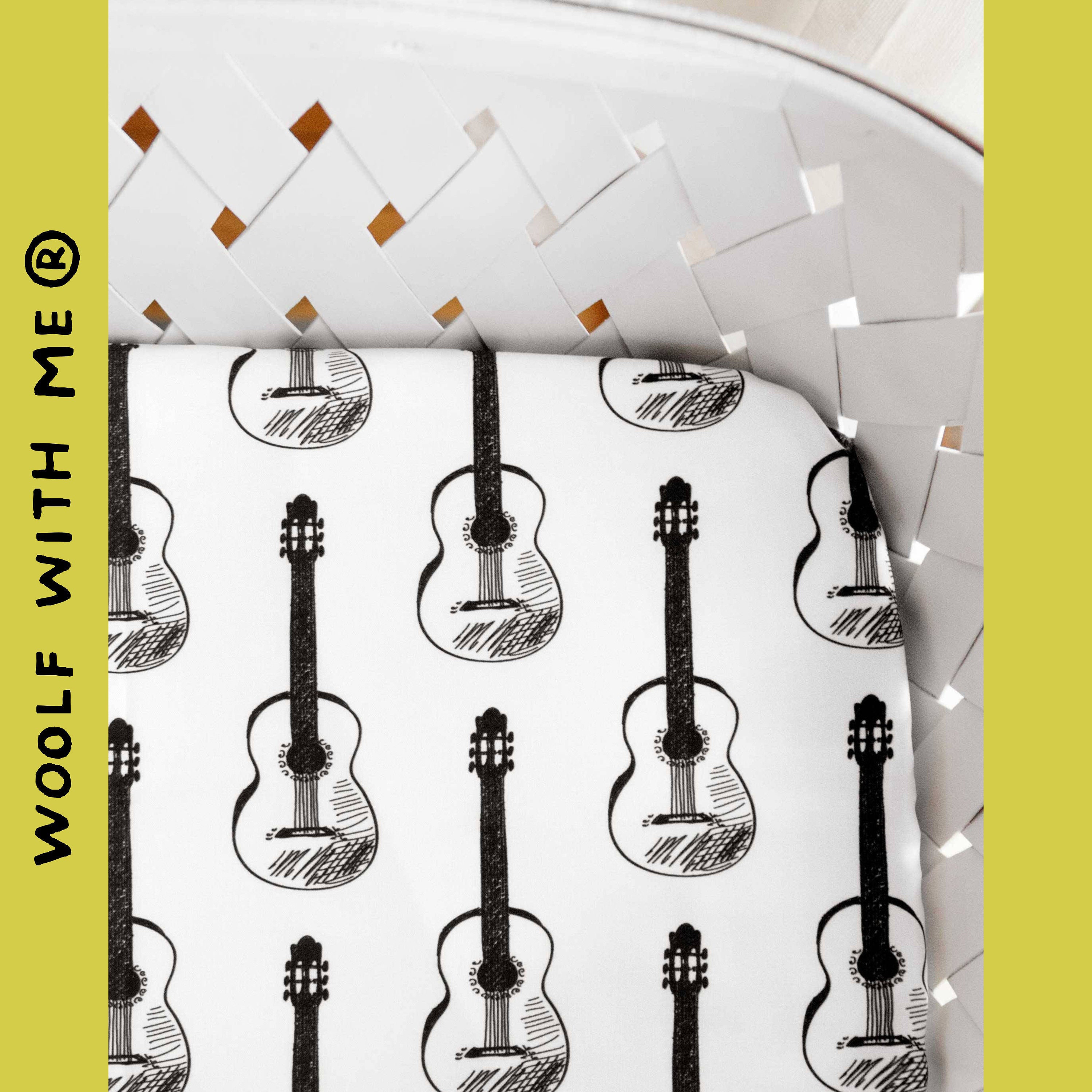 guitar baby bedding