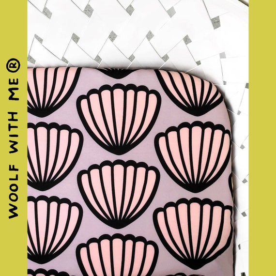 seashell crib bedding