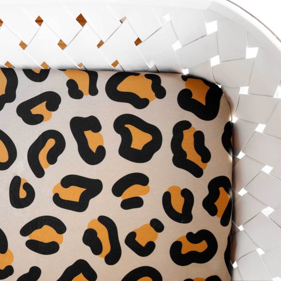 leopard print cot sheets
