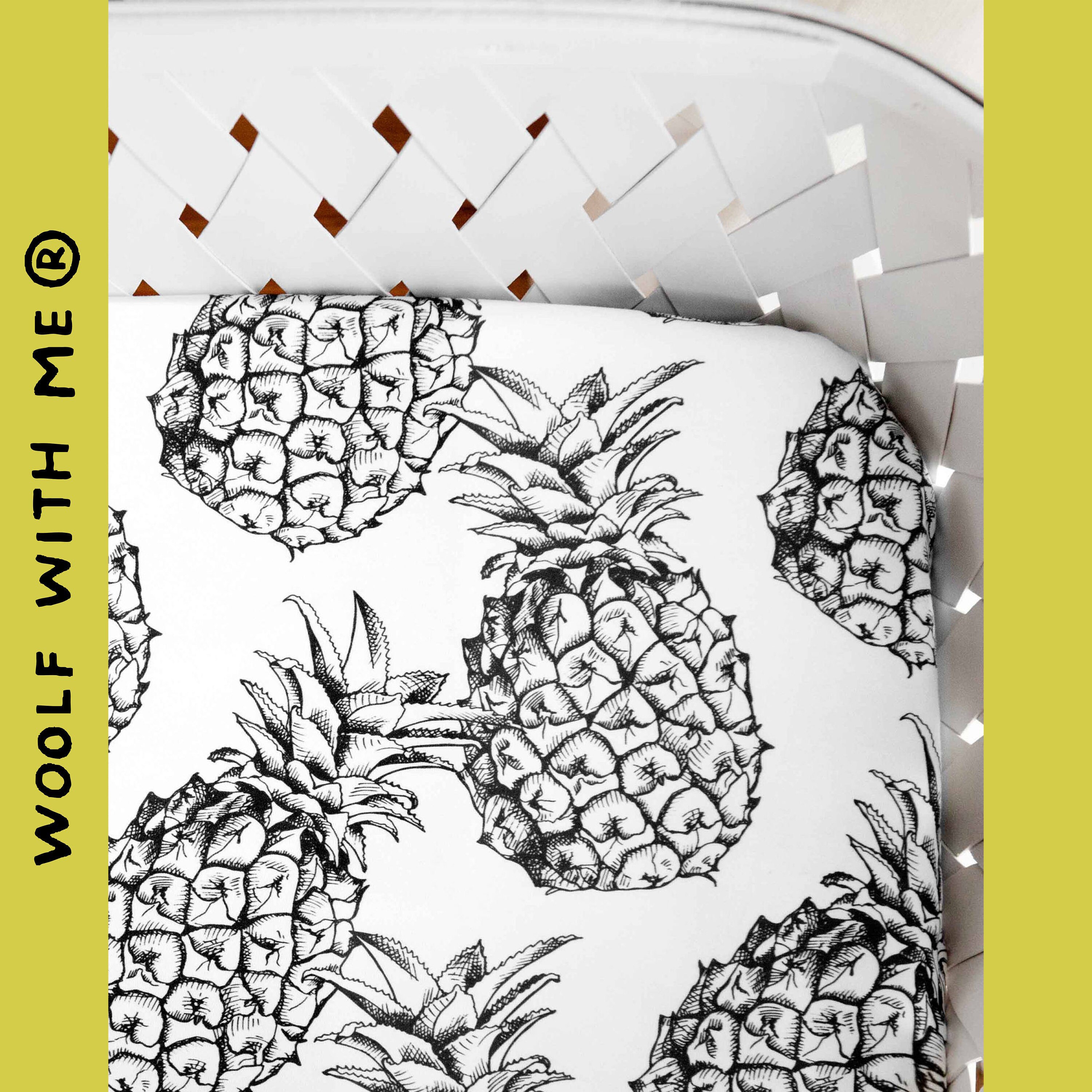 pineapple crib bedding