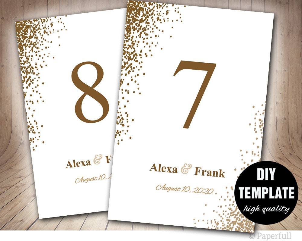 Table Cards Wedding Wedding Table Cards Wedding Table Etsy