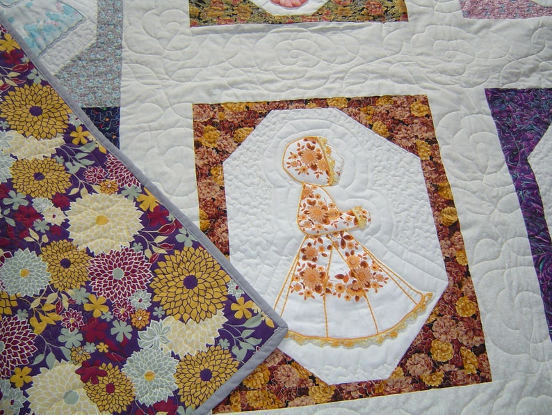 Handkerchief Hannah One of a Kind colorful quilt image 6