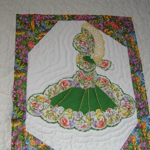 Handkerchief Hannah One of a Kind colorful quilt image 10