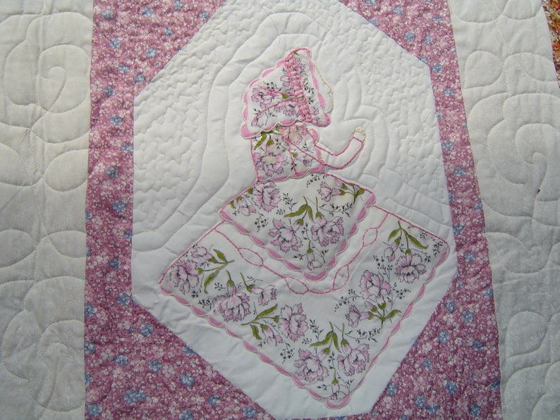 Handkerchief Hannah One of a Kind colorful quilt image 3