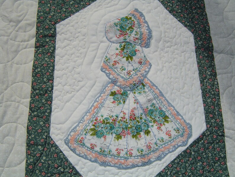 Handkerchief Hannah One of a Kind colorful quilt image 9