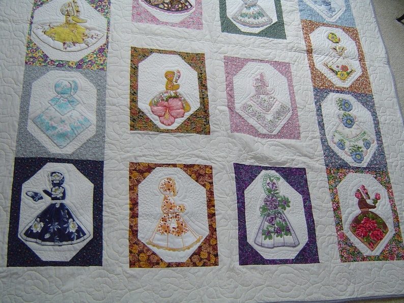 Handkerchief Hannah One of a Kind colorful quilt image 5