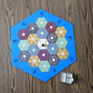 Wood Game Board - Hand Painted - Sturdy and Long Lasting Board for Game Lover - For 3-4 Players with or without Accessories