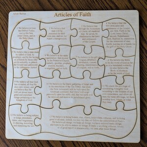 HLT-Glaubensartikel Holzpuzzle