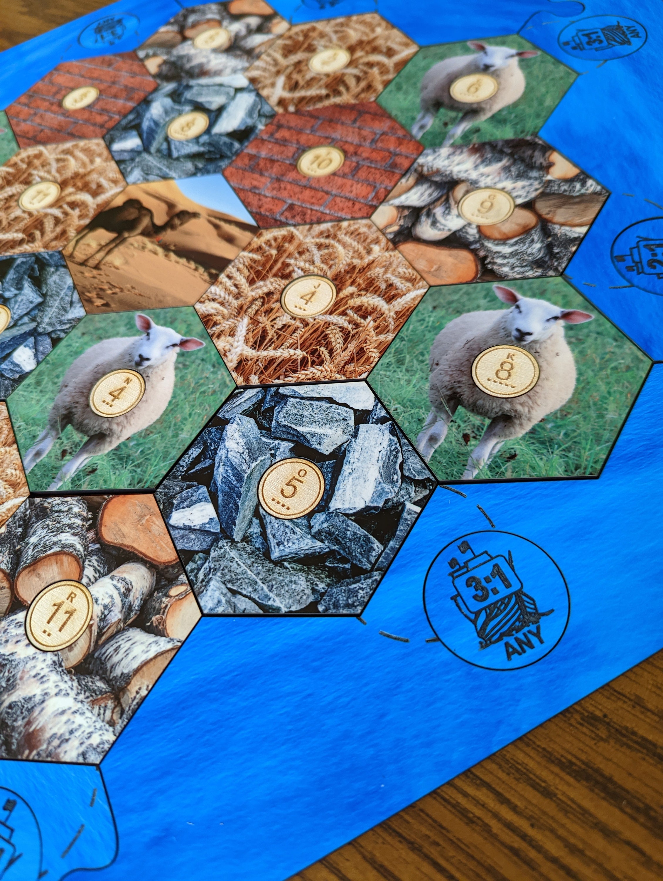 Wood Game Board Full Color High Quality Hardboard Etsy