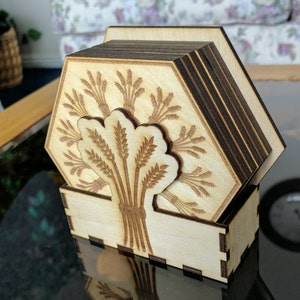 Settlers of Catan Themed Coaster Set