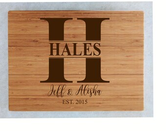 Wood Cutting Board, Personalized Wedding Gift ,Engraved Cutting Board, Christmas gift, Wood Cutting Board, Sustainable