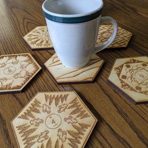 Settlers of Catan Themed Coaster Set image 4