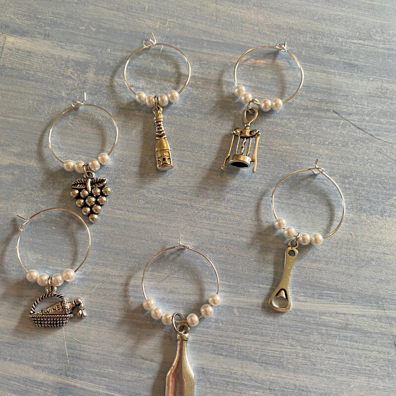 Wine Glass Charms Etsy — free download