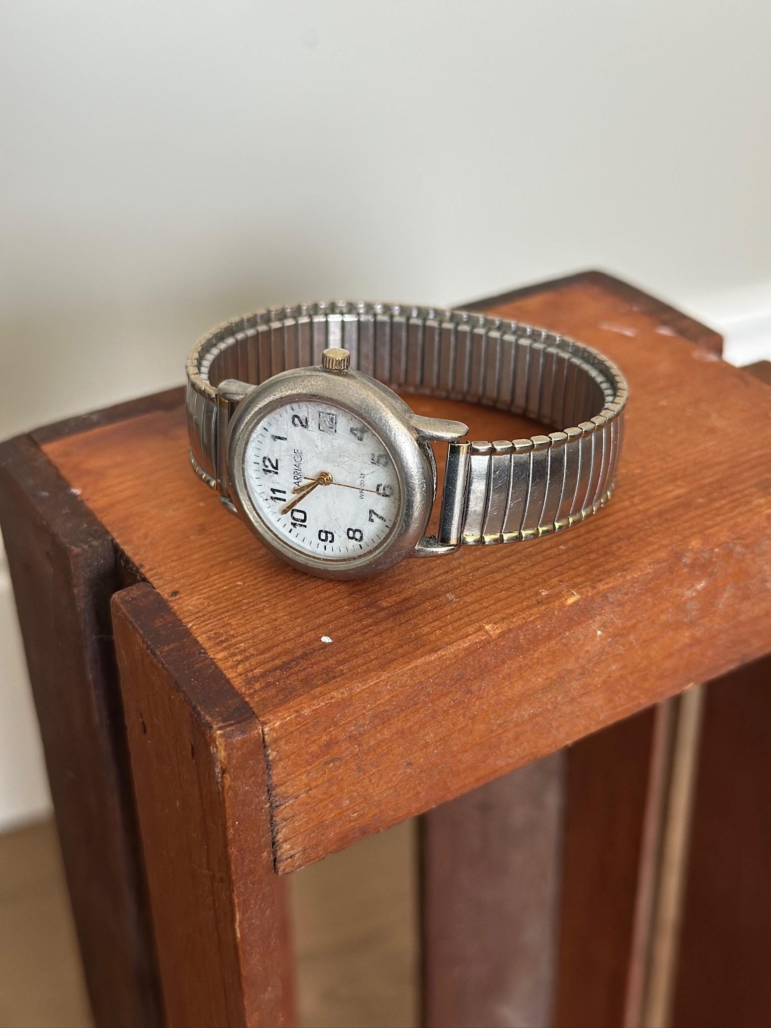 Vintage Timex Indiglow Stainless Steel  Stretch band Watch, 1970’s New Battery Vintage Timex Bracelet Watch - Etsy main image 4