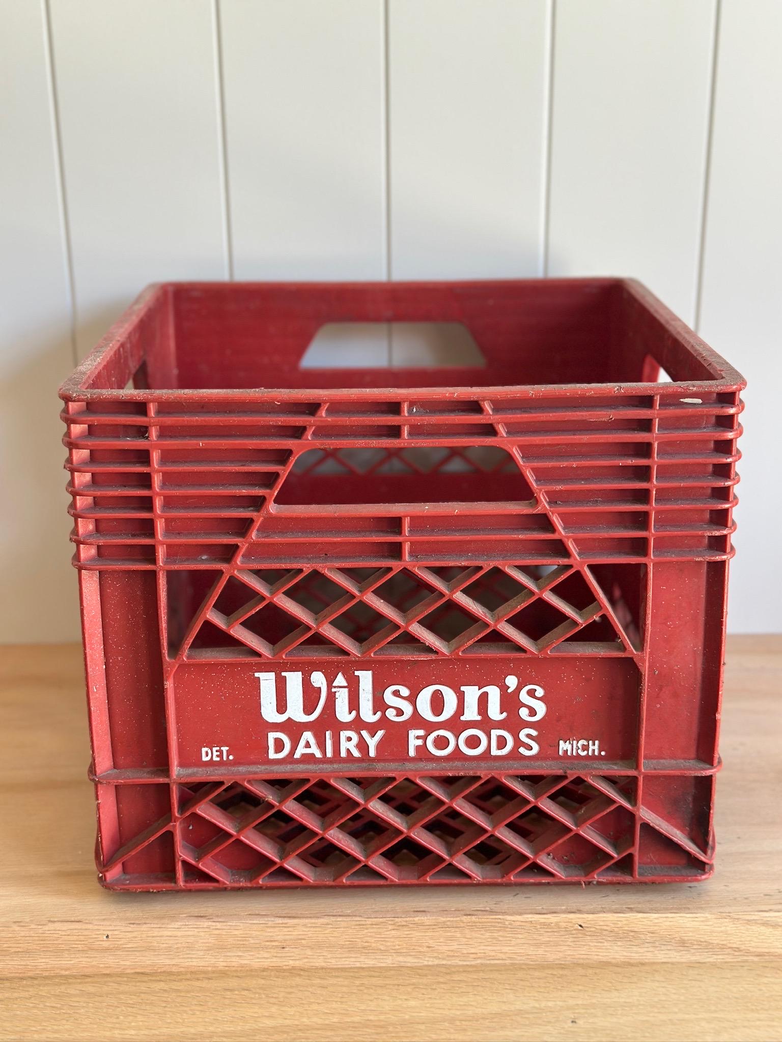Vintage Plastic Milk Crates - Etsy