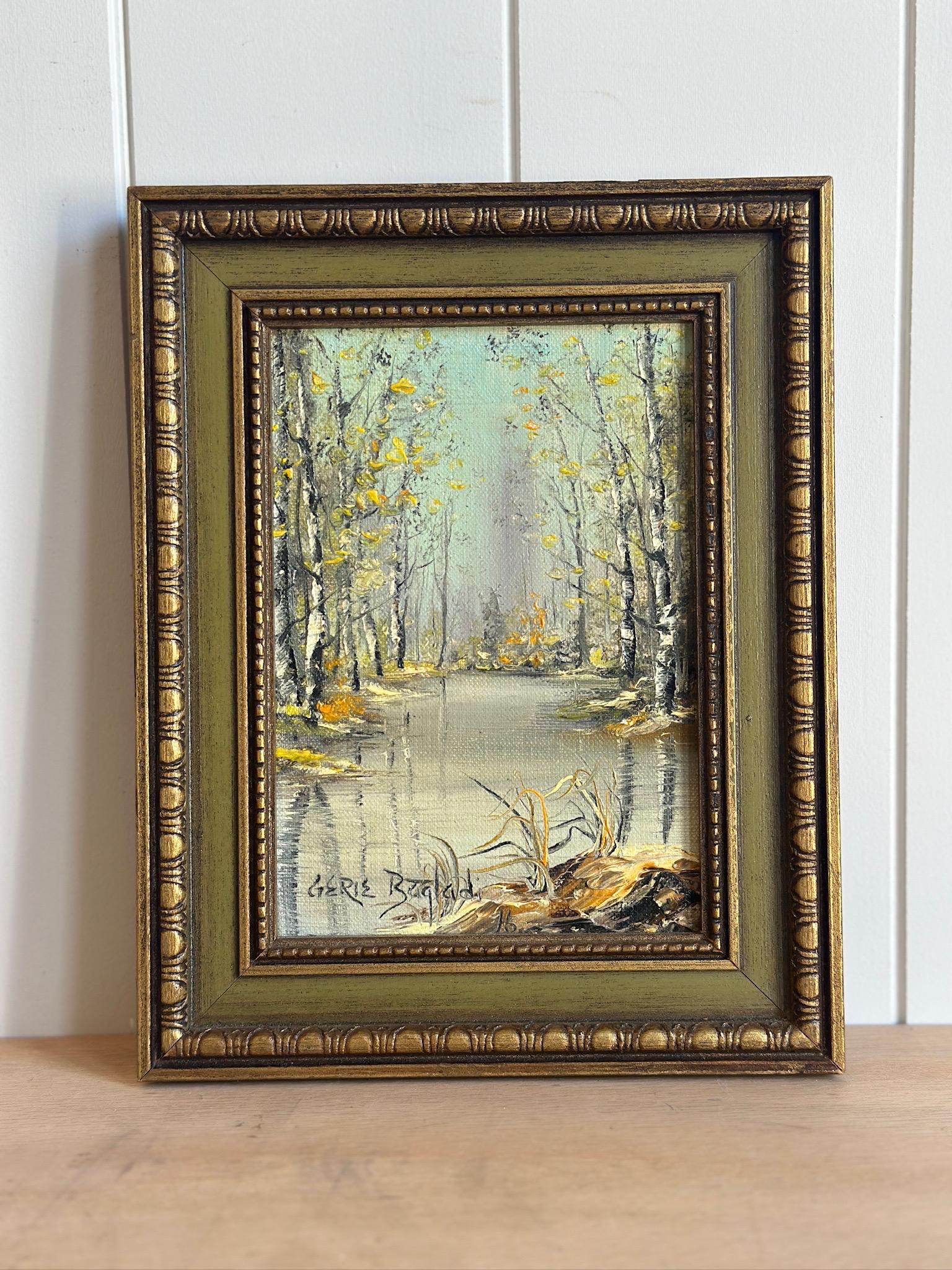 Vintage Signed Forest Oil Paintings - Etsy