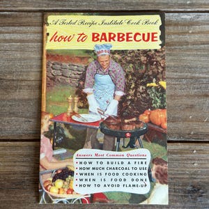 Vintage 1950s BBQ Cookbook: Mid-Century Outdoor Grilling Recipes