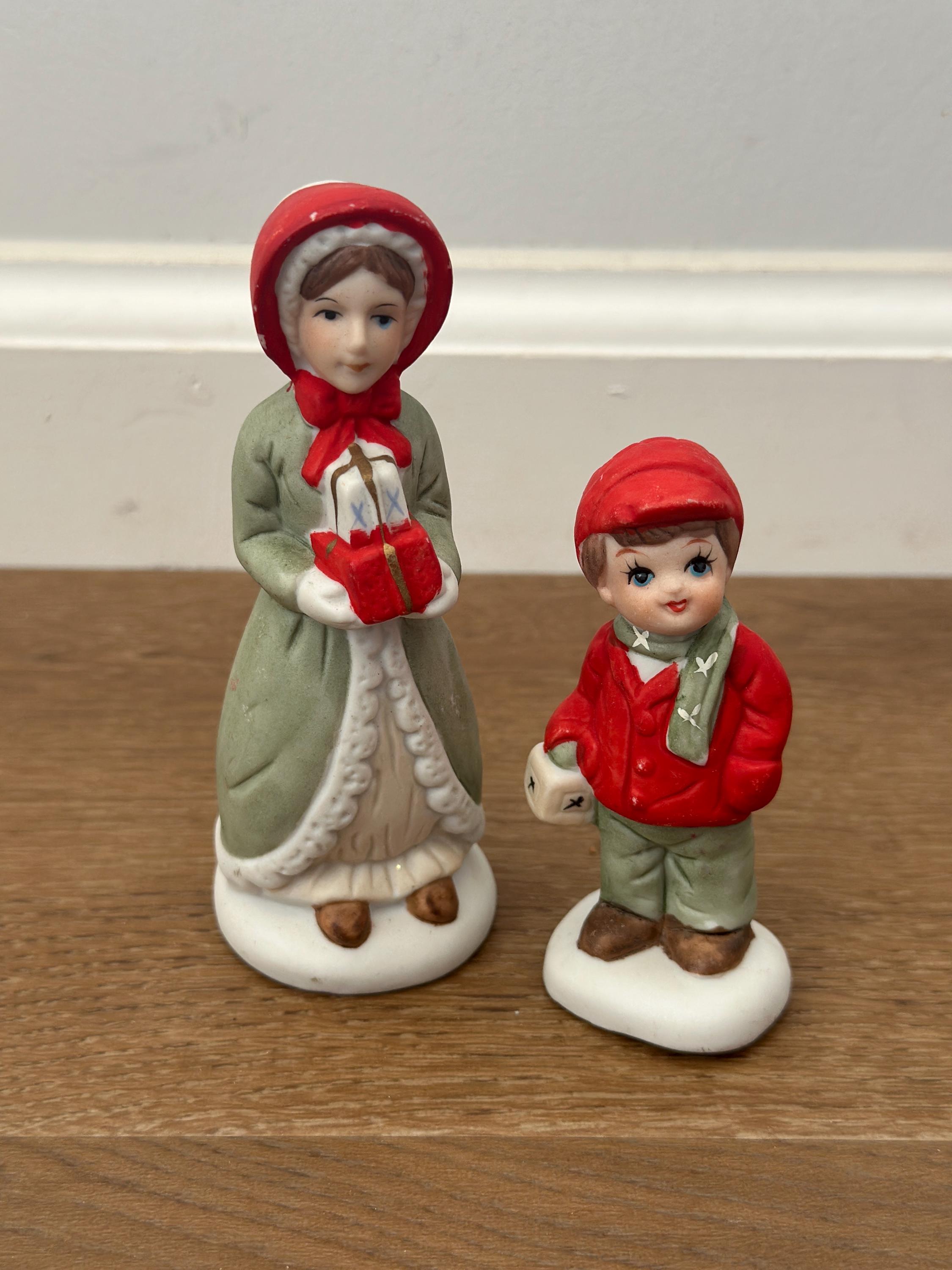 Vintage Christmas Caroler Figurines - Etsy