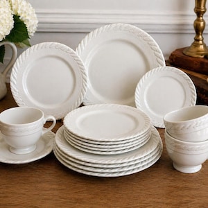 Wedgwood White China - Etsy