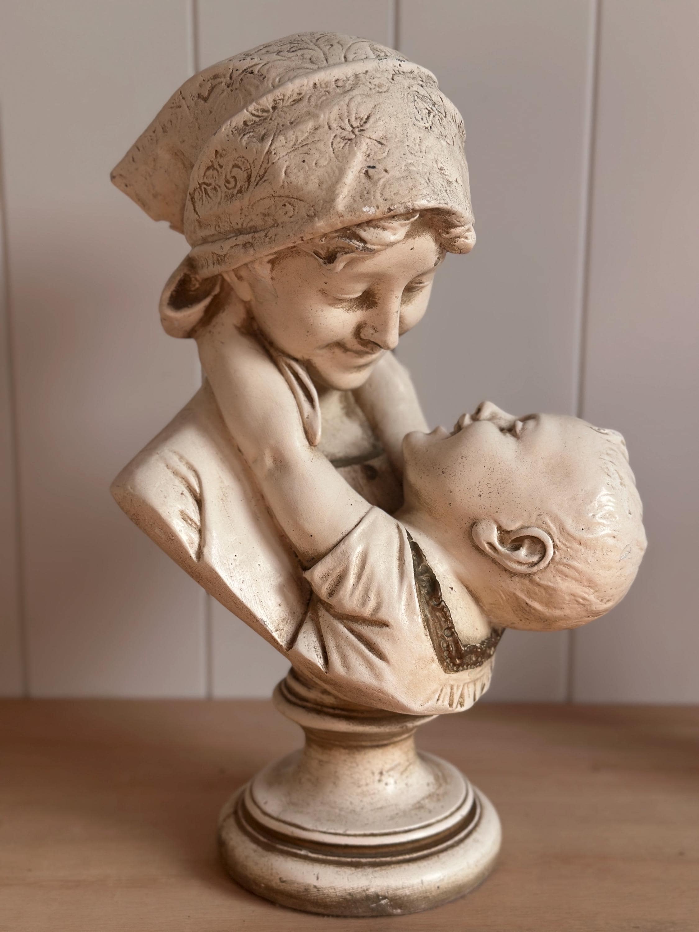 Mother Child Bust - Etsy