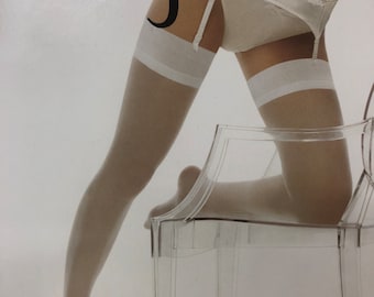 Vintage Style Nylons - Ivory Wedding Stockings by Jasper Conran