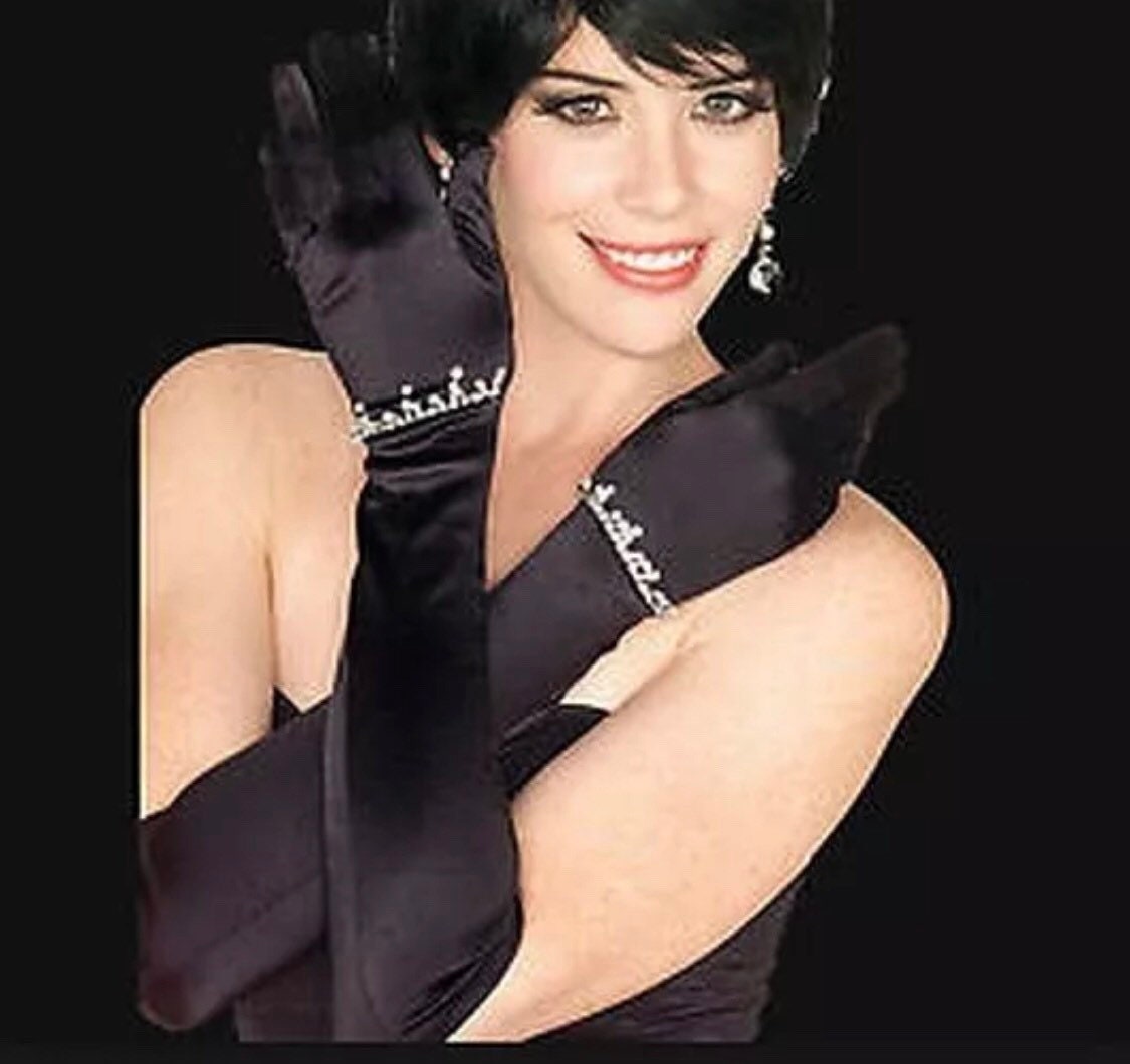 Guanti Lunghi Da Opera Boyiee - Fino Al Gomito (41cm), Elasticizzati, Per Costumi E Occasioni Eleganti - Foto 8