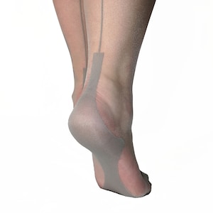 Fully-Fashioned Silk Blend Seamed Stockings with Cuban Heels and Keyhole Welts (5 colours)