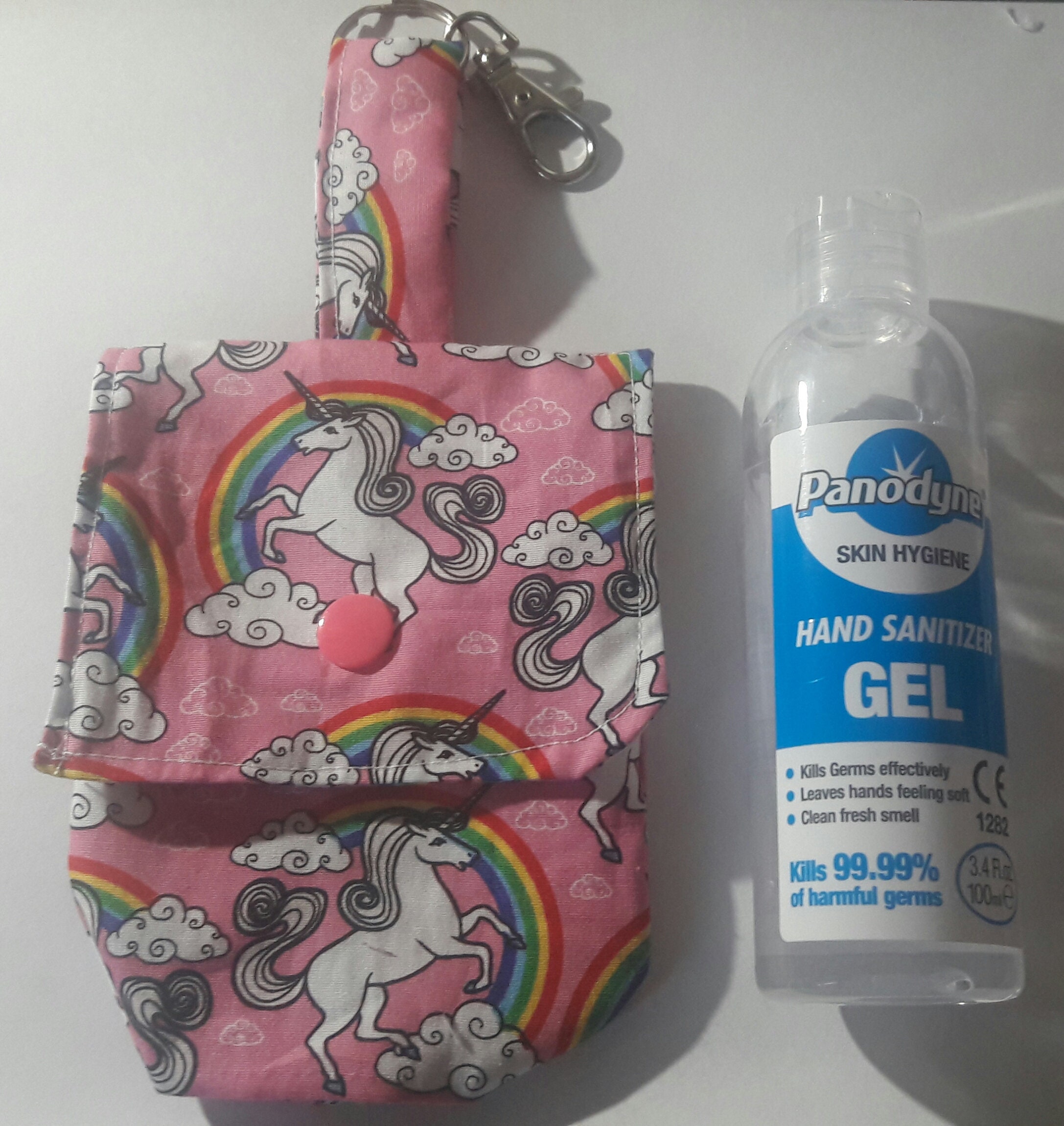 unicorn backpack with water bottle holder