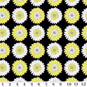 Daisy Onyx Fat Quarter 18&quot; X 21&quot;