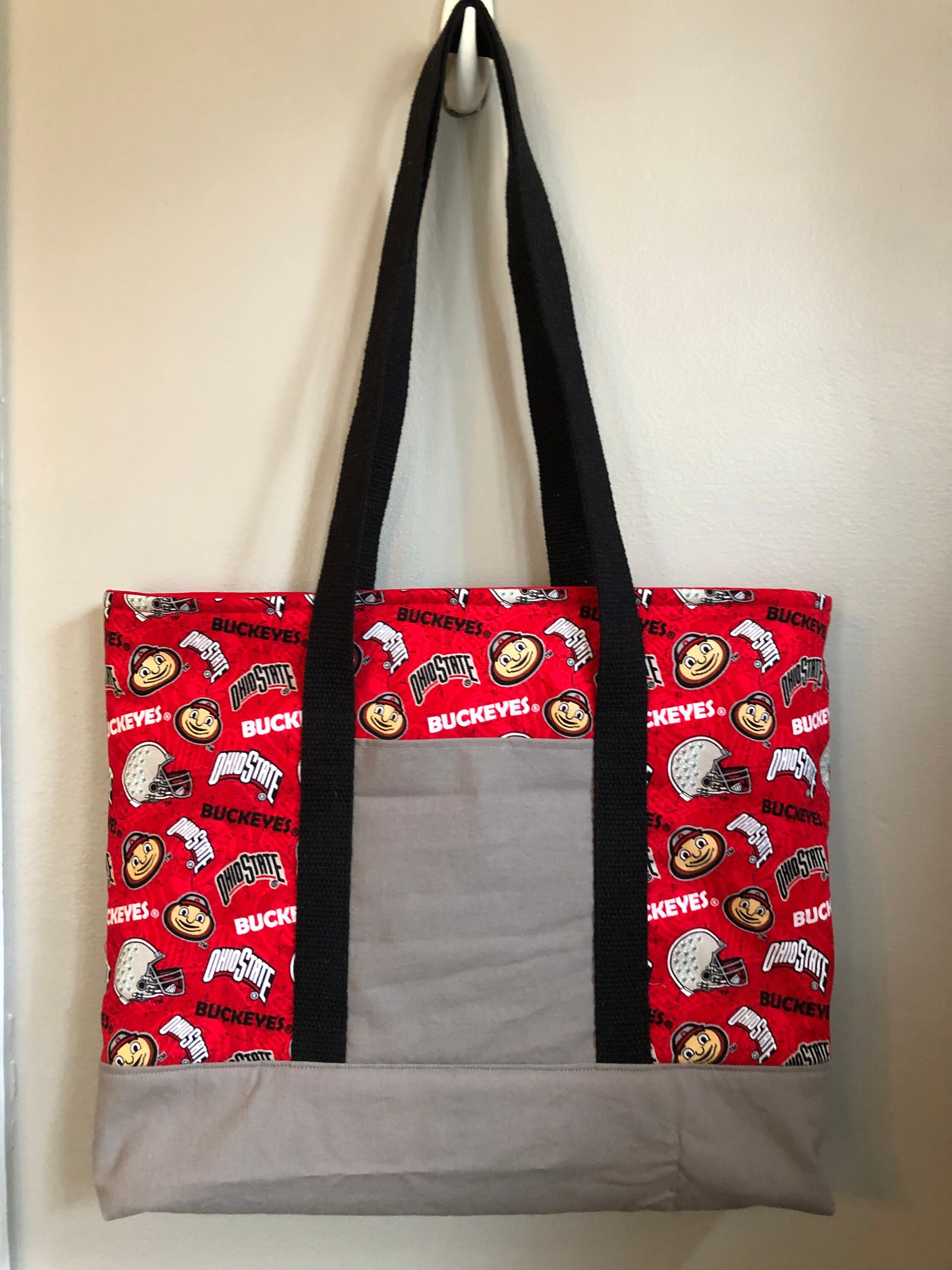 BWWKTOP Ohio State Canvas Tote Bag Ohio State Trip Gifts Ohio