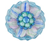 Unique Cabinet Knob Swarovski Crystal Aqua Czech Glass Decorative Kitchen Cupboard Door Knob Art Deco Furniture Knob Girls Dresser Drawers