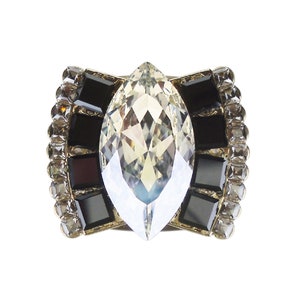 Unique Cabinet Knob Crystal Gold Black Champagne Bronze; Decorative Kitchen Cupboard Door Knob; Glass Art Deco Modern Dresser Drawer Knob