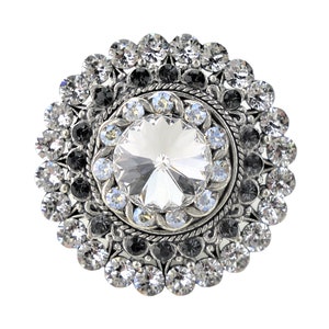 Unique Cabinet Knob Crystal Antique Silver; Decorative Kitchen Cupboard Door Knob; Art Deco Glamorous Neo Classical Girl Dresser Drawer Knob