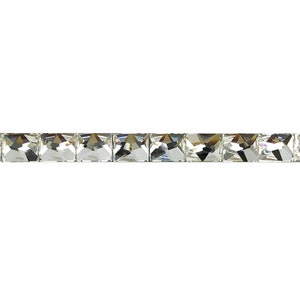 4&quot; Crystal Drawer Pull; Rhinestone Chrome Cabinet Handle; Kitchen Cupboard Closet Door Hardware; Fancy Jeweled Modern Bathroom Vanity 102mm