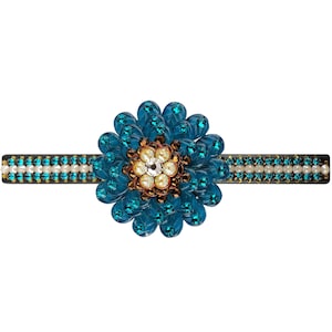 4 "Crystal Flower Drawer Pull; Turchese Strass Ferro Armadio Maniglia; Cucina Armadio Armadio Porta Hardware Fantasia Gioiello Bagno Vanità