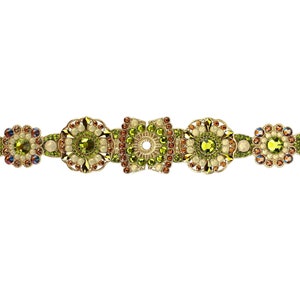 Cabinet Knob Backplate - Crystal Antique Gold; Decorative Cupboard Door Drawer Pull Back Plate; Large Fancy Ornate Dresser Bureau Hardware