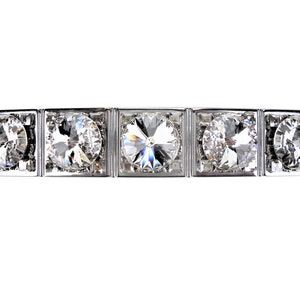 3 Inch Crystal Drawer Pull; Large Rhinestone Chrome Cabinet Handle; 76mm Kitchen Cupboard Closet Hardware Posh Fancy Jeweled Bathroom Vanity