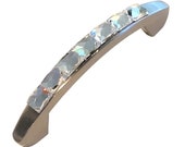 3 Inch Drawer Pull Swarovski Crystal Drawer Handle Unique 3 quot Inches Decorative Cabinet Cupboard Door Pull Art Deco Girls Glass Dresser Pull